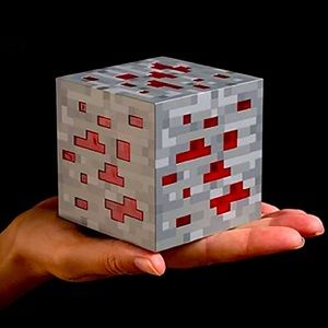 Minecraft Night light cube || Light-Up Redstone Ore Toy